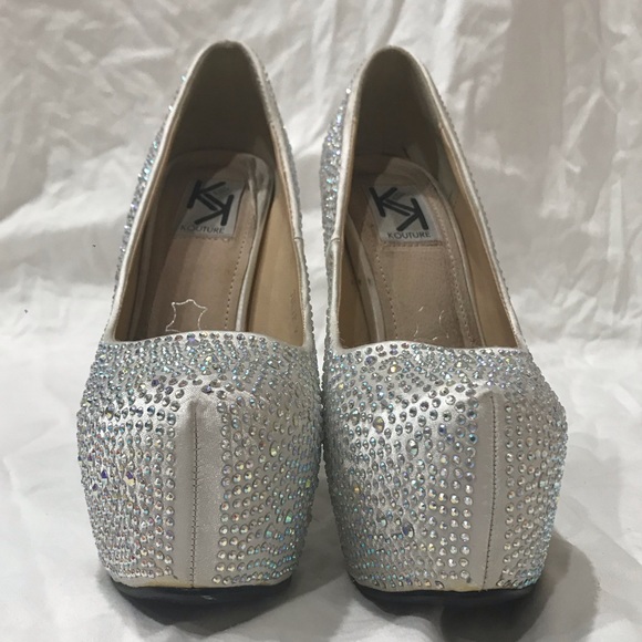 Rhinestone Platform High Heel Stiletto Pump - Picture 4 of 8